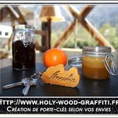 Porte-clés personnalisés pour l'hôtel : Domaine de Ramonjuan - Cadeau anniversaire de mariage et porte-clés personnalisés