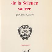 Symboles fondamentaux de la Science sacrée : Introduction - Dinul-Qayyim.over-blog.com