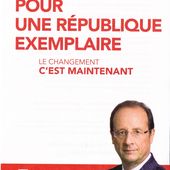 La république exemplaire à la sauce Hollande
