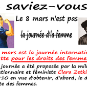 8 mars: le saviez-vous?