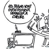 Vous déconnez les chemintos, toujours en grève alors?