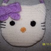 Crochet : sac Hello Kitty