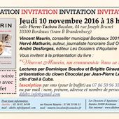 Le Clown Chocolat ce jeudi 10 Novembre à Bacalan salle Pierre Tachou - PourQuoiPas.over-blog.com