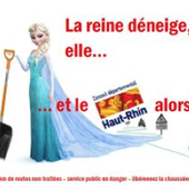 Grève et manifestation devant le Conseil Départemental du Haut-Rhin à l' appel de Force Ouvrière