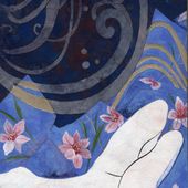 La dernière vague - Peinture japonaise