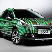 PEUGEOT 2008 ART CAR AGAINST MINEFIELDS IN CROATIA - FCIA - French Cars In America