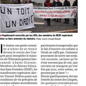 RASSEMBLEMENT RESF LORS DE LA VENUE DE V. PEILLON