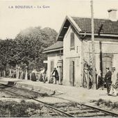Arrivée du train en gare de La Bouzule