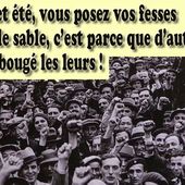 A certains de celles et ceux qui partent en vacances...