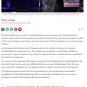 Barroso et Glodman Sachs (encore)