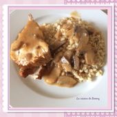 Filet de dinde aux champignons et vinaigre balsamique (Cookeo) - La cuisine de Boomy