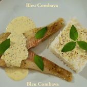 Filet de Colin d'Alaska Sauce Moutarde et Curry - Ma Cuisine Bleu Combava