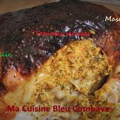 Poulet Rôti Farci sous Peau aux Saveurs Douces - Ma Cuisine Bleu Combava