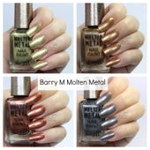 Barry M Molten Metal Collection Summer 2016 - Review & Swatches