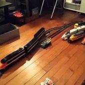 GBL TRAIN KY98201- bootleg Lego 10233