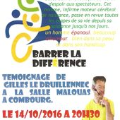 Le handicap entre en scène à Combourg vendredi!