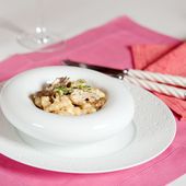 Poêlée de crosnes et de pleurotes à la crème