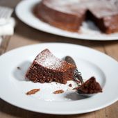 Gâteau au chocolat sans beurre et sans farine très moelleux