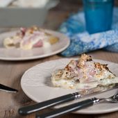 Endives gratinées au jambon et aux noix