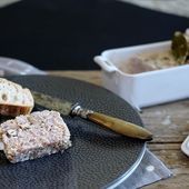 Terrine de lapin aux noisettes et sa confiture de courgette-citron-raisin-vanille