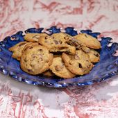 Cookies au sucre muscovado, chocolat noir et cranberries