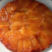 Tarte tatin aux pommes légère