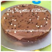 Fondant chocolat ganache Philadelphia milka - Les recettes d'Alicia