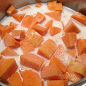 Soupe potiron lait de coco - Les recettes d'Alicia
