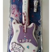 Gâteau guitare Violetta - Les recettes d'Alicia