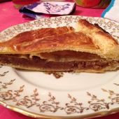 Galette frangipane au chocolat nestlé dessert café - Les recettes d'Alicia