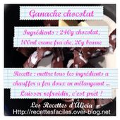 ganache - Les recettes d'Alicia