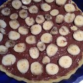 Tarte nutella banane - Les recettes d'Alicia