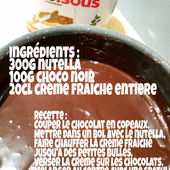 Ganache au nutella - Les recettes d'Alicia