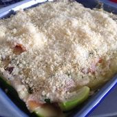 Lasagnes de courgettes au saumon fumé - Les recettes d'Alicia