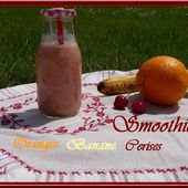 Smoothie oranges-banane-cerises - Oh, la gourmande..