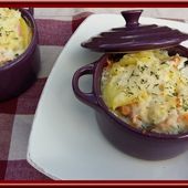Gratin de pommes de terre aux deux saumons - Oh, la gourmande..