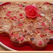 Cookie géant aux pralines roses et amandes - Oh, la gourmande..