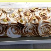 Bûche au citron meringuée - Oh, la gourmande..