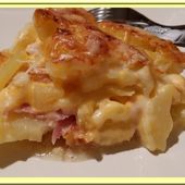 Gratin de Pommes de Terre à la Pancetta et Cheddar