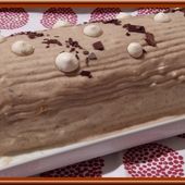 Bûche chocolat et mousse de marrons - Oh, la gourmande..