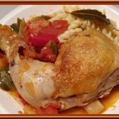 Poulet à la Basquaise. - Oh, la gourmande..