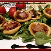 Tartelettes au confit d'oignons et Foie gras Labeyrie - Oh, la gourmande..