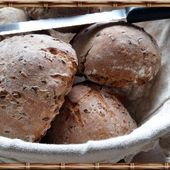 Petits pains aux graines de lin au thermomix - Oh, la gourmande..
