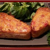 Clafoutis de poivron rouge et jambon fumé - Oh, la gourmande..