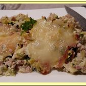 Gratin de Courgettes râpées au Jambon - Oh, la gourmande..