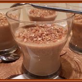 Panna cotta au praliné allégée - Oh, la gourmande..
