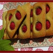 Financiers au thé matcha et framboises - Oh, la gourmande..