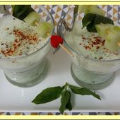 Soupe de concombre à la menthe et au fromage blanc - Oh, la gourmande..
