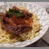 Sauté de Boeuf à la sauce Piment Ail et Gingembre - Oh, la gourmande..
