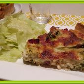 Tarte aux brocolis et Jambon - Oh, la gourmande..